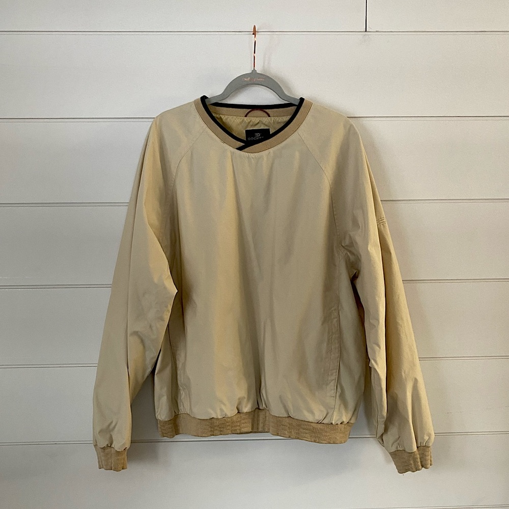 Dockers Golf Windbreaker in Tan